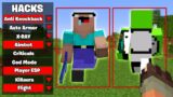 Minecraft Manhunt, But EVERYONE Is Hacking..