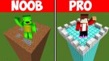Minecraft NOOB vs PRO: SAFEST SECURITY TOWER (Maizen Parody JJ and Mikey)