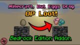 Minecraft PE, But Eggs drop OP Items! w/DOWNLOAD (Bedrock Edition) – Addon Showcase