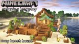 Minecraft Relaxing Longplay – Cozy Beach House (No Commentary)