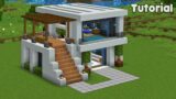Minecraft Tutorial: How to Build a Modern Underground House – Easy #11