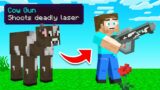 Minecraft but You can TURN MOBS into WEAPONS!