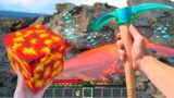 Minecraft in Real Life POV ~ REALISTIC LAVA AND DIAMONDS in Minecraft Animation (EN LA VIDA REAL)