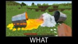 Minecraft wait what meme part 111 realistic minecraft snow vs lava