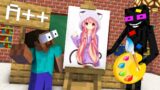 Monster School : BABY MONSTERS DRAWING 2 CHALLENGE – Minecraft Animation