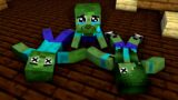 Monster School: Poor Baby Zombie Life (Sad story but happy ending) – Minecraft Animation