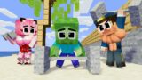 Monster School : THE POLICE BABY ZOMBIE – Minecraft Animation
