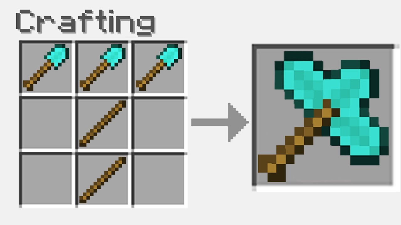 More Pickaxes You Can Craft From ANY BLOCK In Minecraft! - Minecraft videos