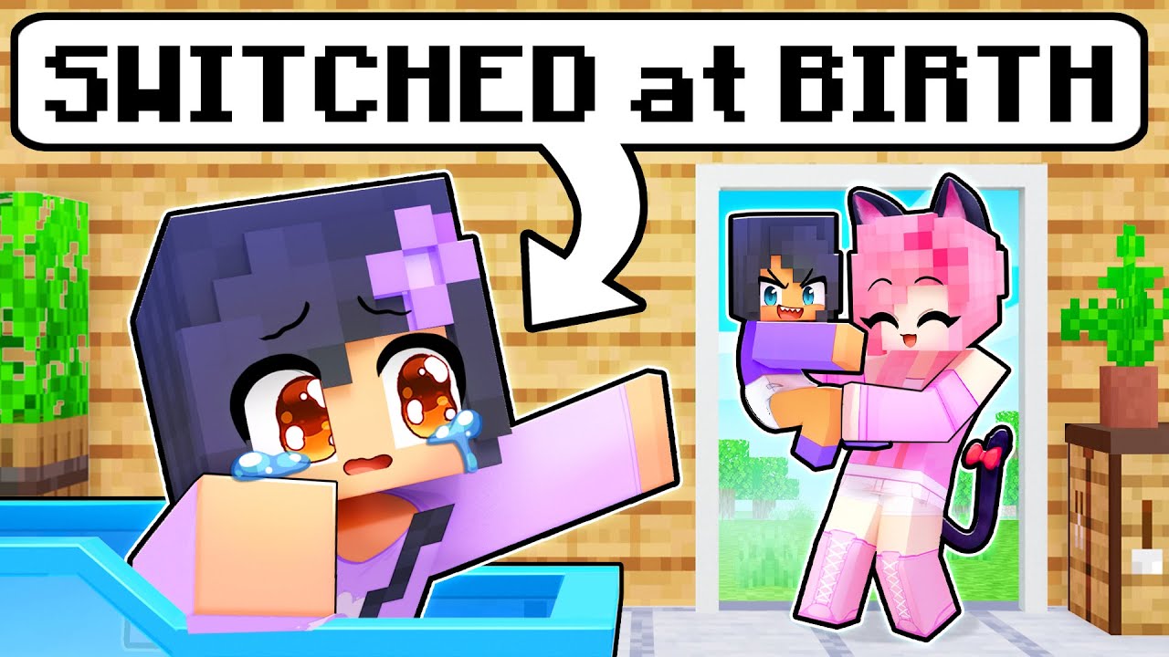 SWITCHED at BIRTH In Minecraft! - Minecraft videos