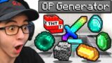 The MOST OP Generator EVER in Minecraft Bedwars…