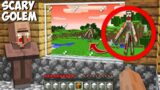Why is THIS VILLAGER SCARED OF SUPER SCARY DEAD GOLEM in Minecraft ? EVIL GOLEM MONSTER !