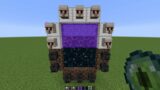 what if you create a DOUBLE BOSS PORTAL in MINECRAFT