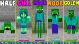 10 TYPES of MINECRAFT ZOMBIE – HOW to play GIRL BUILDER MUTANT NOOB VS PRO ANIMATION