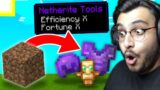 MINECRAFT BUT DIRT GIVES YOU OP LOOT | RAWKNEE