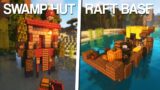 Minecraft: 3 Starter Houses for Survival 1.19+