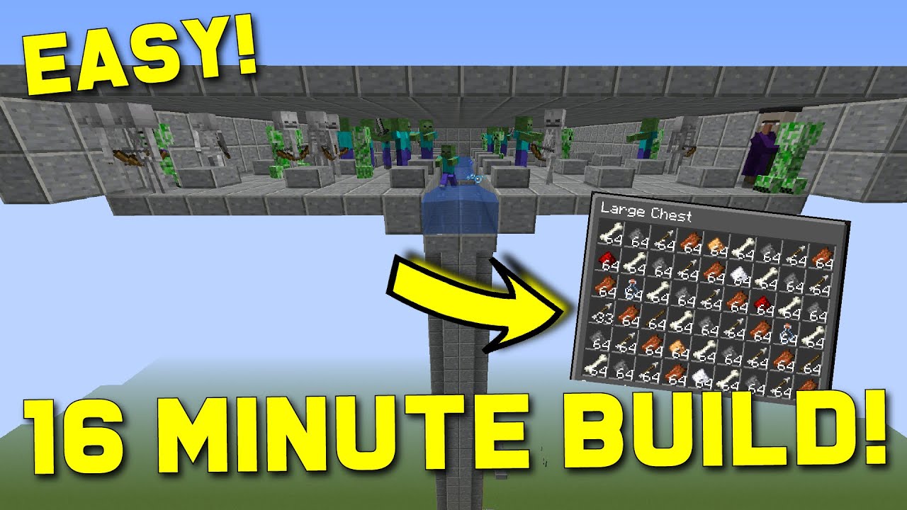 How To Make A Mob Grinder 1.18 Minecraft Mob Farm 1.18/ 1.17 | How to Make a Simple, Cheap & Easy Mob