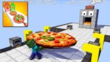 Monster School : BABY MONSTERS I WANT PIZZA RUNNER CHALLENGE – Minecraft Animation