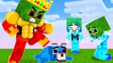 Monster School : Bad Baby Zombie x Squid Game Doll Good w Poor Dog – Minecraft Animation