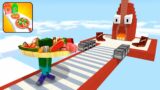 Monster School : I WANT PIZZA RUNNER CHALLENGE – Minecraft animation
