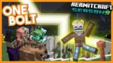 ONE Strike, FOUR Mobs!!! – Minecraft Hermitcraft Season 9 #10