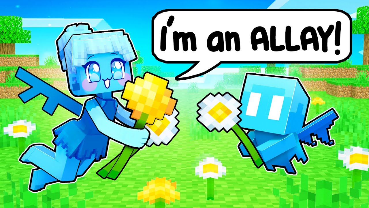 Playing As A Helpful Crystal Allay In Minecraft Minecraft Videos