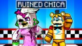 Shattered Chica is in RUIN?! in Minecraft Security Breach