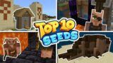 TOP 10 BEST NEW SEEDS For Minecraft Bedrock Edition! (PE, Xbox, Playstation, Switch & Windows 10)