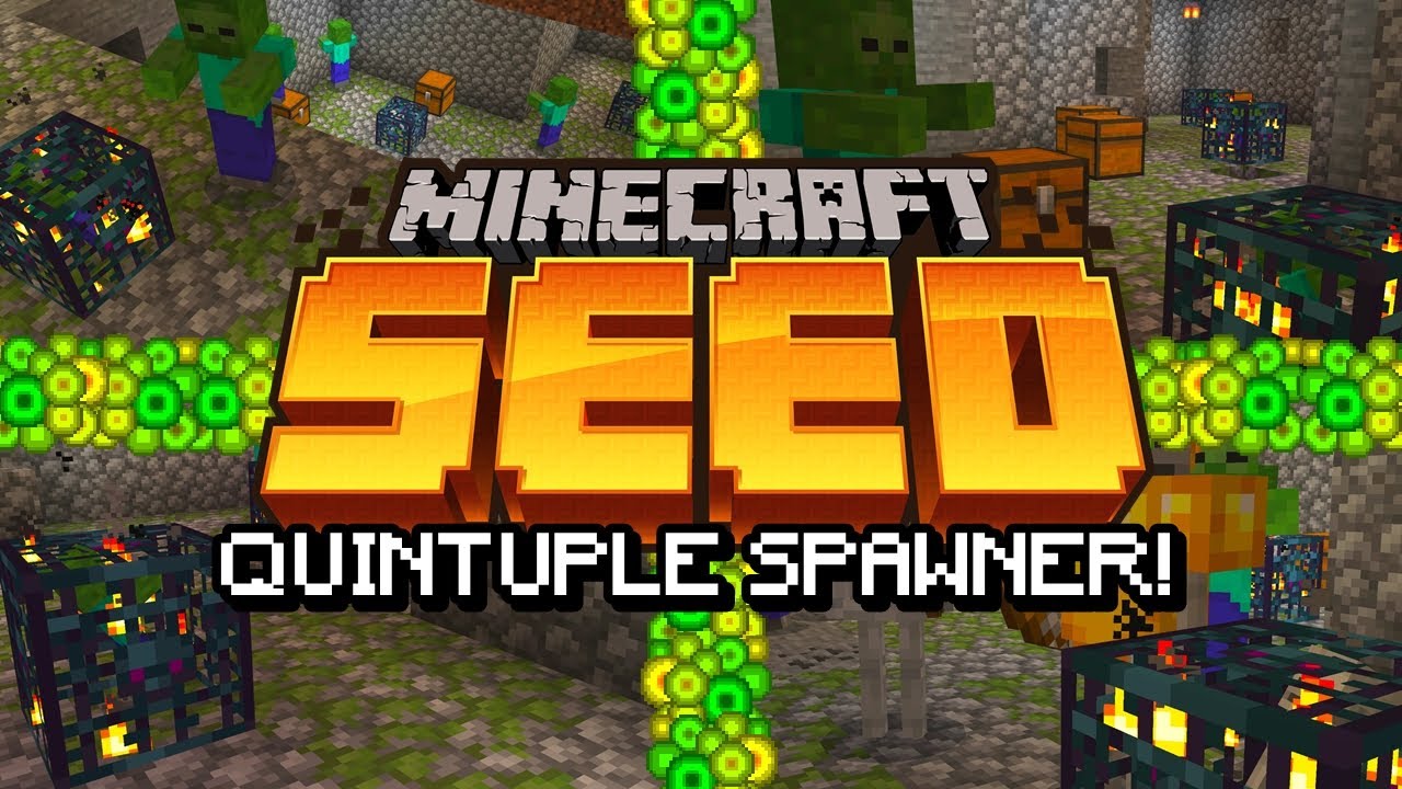 The BEST MINECRAFT SEED For Building A MOB XP FARM! (Bedrock Edition 1.