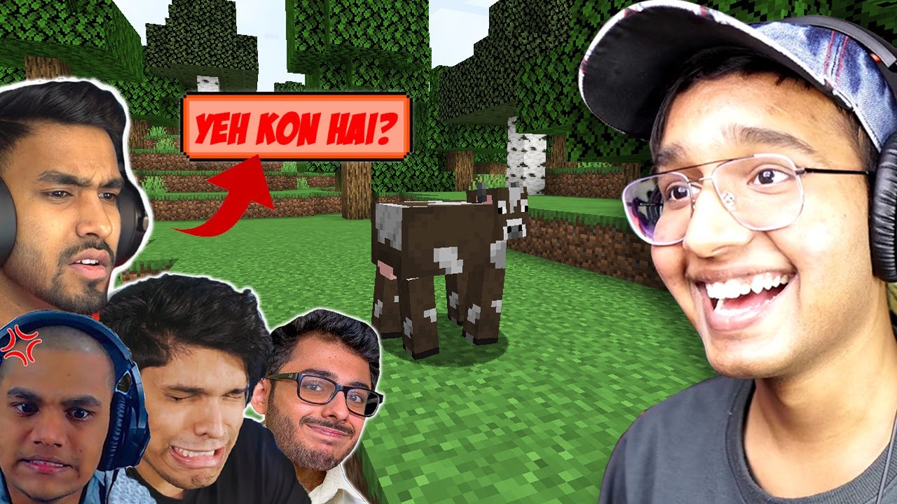 YOUTUBERS playing MINECRAFT for the First Time! - Minecraft videos