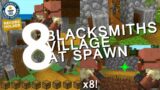 8 BLACKSMITHS AT SPAWN! RAREST VILLAGE EVER FOUND! (Minecraft 1.16 Bedrock Edition Seed)