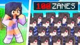 APHMAU vs 100 ZANES in Minecraft!