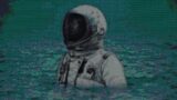 Astronaut in the Ocean with Amethyst in Minecraft