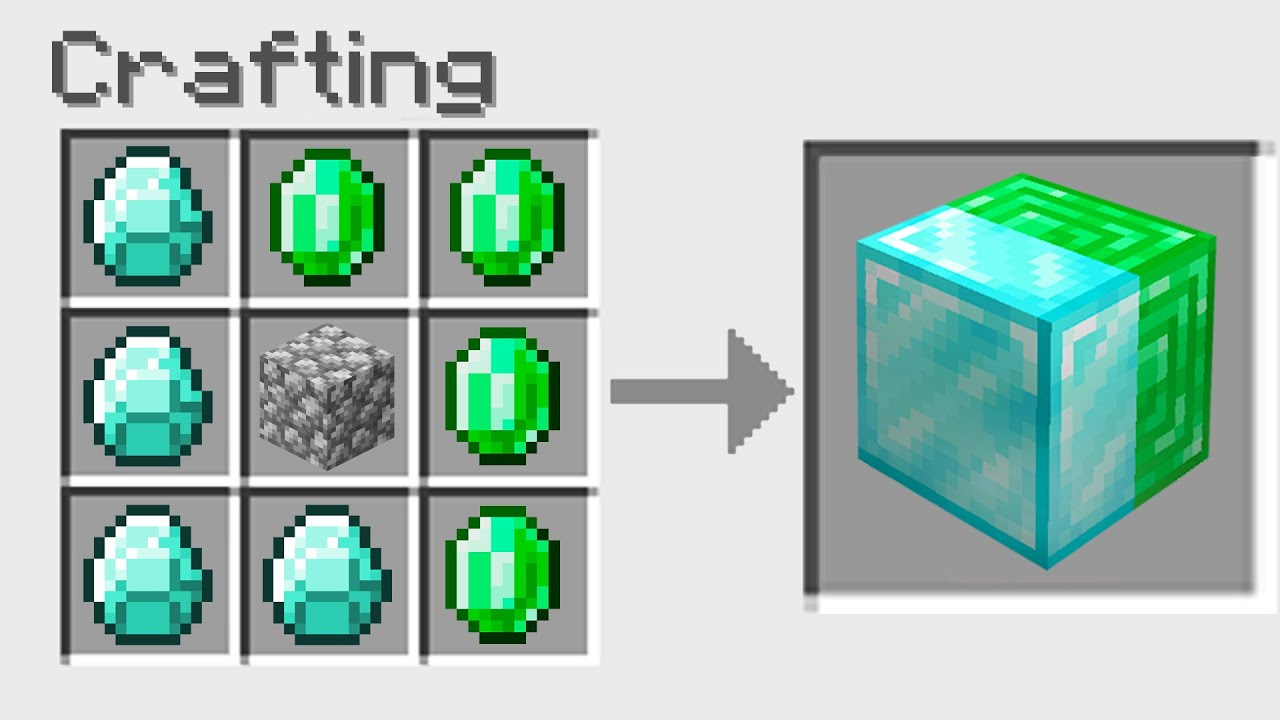 I Found Viral Ways to Craft with Emerald In Minecraft! Minecraft videos