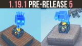 Minecraft 1.19.1 Pre-Release 5 "On Send" & "On Modified"