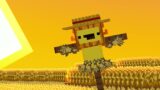 Minecraft Axolotl becomes a Scarecrow