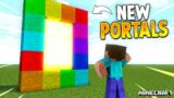 Minecraft But There are NEW CUSTOM PORTALS…
