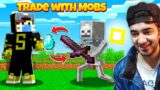 Minecraft But We Can Trade Custom Items With Mobs