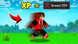 Minecraft, But Your XP = Your Speed….