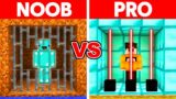 Minecraft NOOB Vs PRO :  PRISON BREAK Challenge