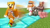 Minecraft but all mobs are HOSTILE #shorts