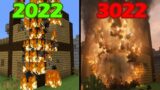 Minecraft de 2022 vs 3069