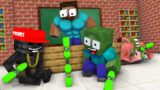 Monster School : BABY MONSTERS DON'T BOTTLE FLIP CHALLENGE – Minecraft Animation