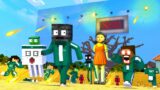 Monster School : SQUID GAME WITHER CHEATER CHALLENGE APOCALYPSE – Minecraft Animation