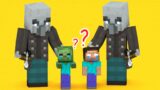 Monster School : Vindicator Kidnapped Baby Herobrine and Baby Zombie – Minecraft Animation