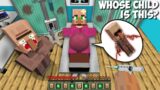 Nobody knew BUT THIS VILLAGER GIRL IS PREGNANT WITH SCARY MUTANT VILLAGER in Minecraft ! WHAT ???