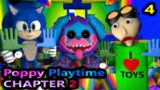 Poppy Playtime Chapter 2 PART 4 VS SONIC & BALDI! Minecraft Animation Monster Movie Story Challenge