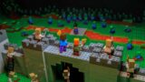 Security Build Hacks Vs Zombie Army – Lego Stop Motion | Minecraft Animation
