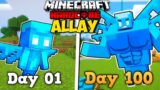 Surviving 100 Days As An Allay In Minecraft Hardcore Hindi #minecraft100days #minecrafthardcore