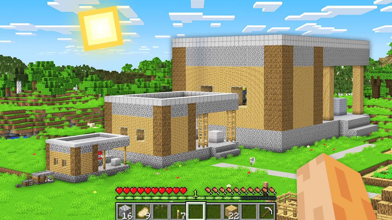 This is ALL SIZE BLACKSMITH Villager House in Minecraft !!! Giant