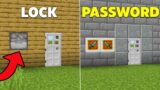 3 Simple Security Redstone Builds in Minecraft Bedrock!